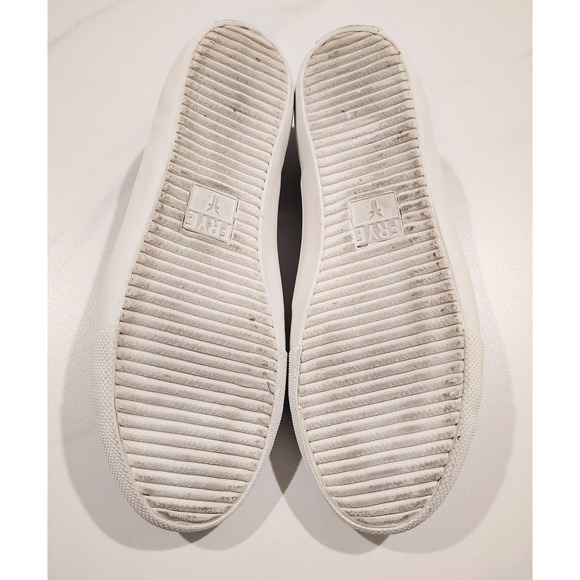 Frye Leather Sneakers Betty Low Lace Shoe Women'sSize 7.5 Brown Casual - Picture 9 of 11